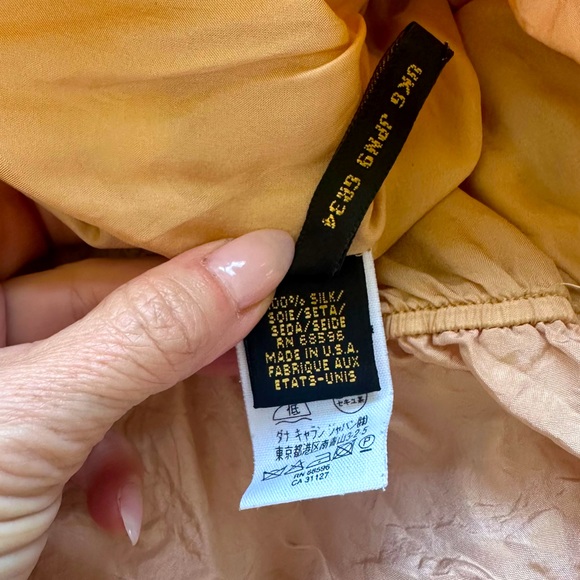 DONNA KARAN COLLECTION Y2K VINTAGE SILK BIAS CUT CRINKLE BLOUSE SIZE 4 US - Picture 15 of 17